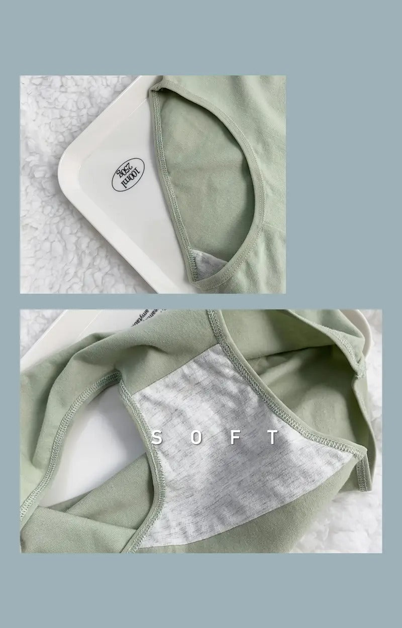 High-End Feel! Randomly Selected 5pcs Set of New Popular IG Women's Underwear in Minimalist Style, Comfortable, Breathable, Elastic