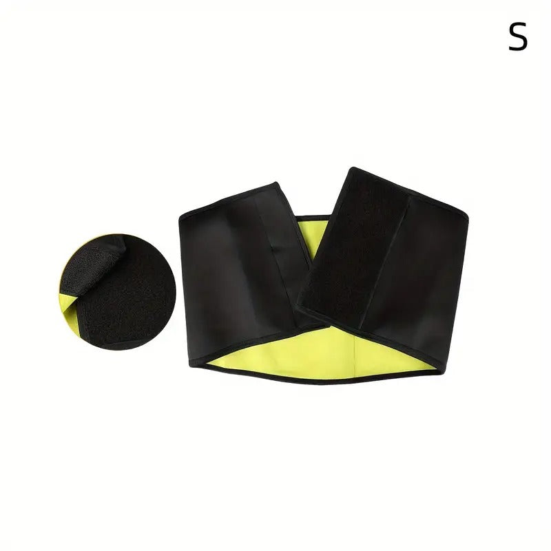 1pc Women's Thermal Waist Trainer Belt - Neoprene & Knit Fabric
